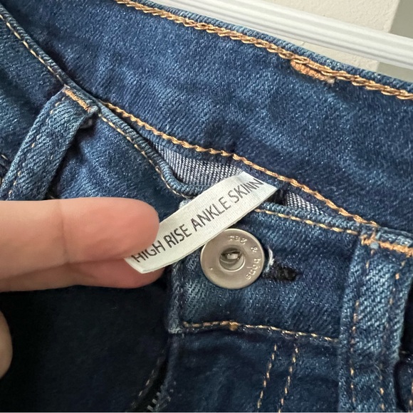 Rag & Bone Nina High Rise Ankle Skinny Jeans Medium Wash Size 27 $225 - Picture 7 of 9